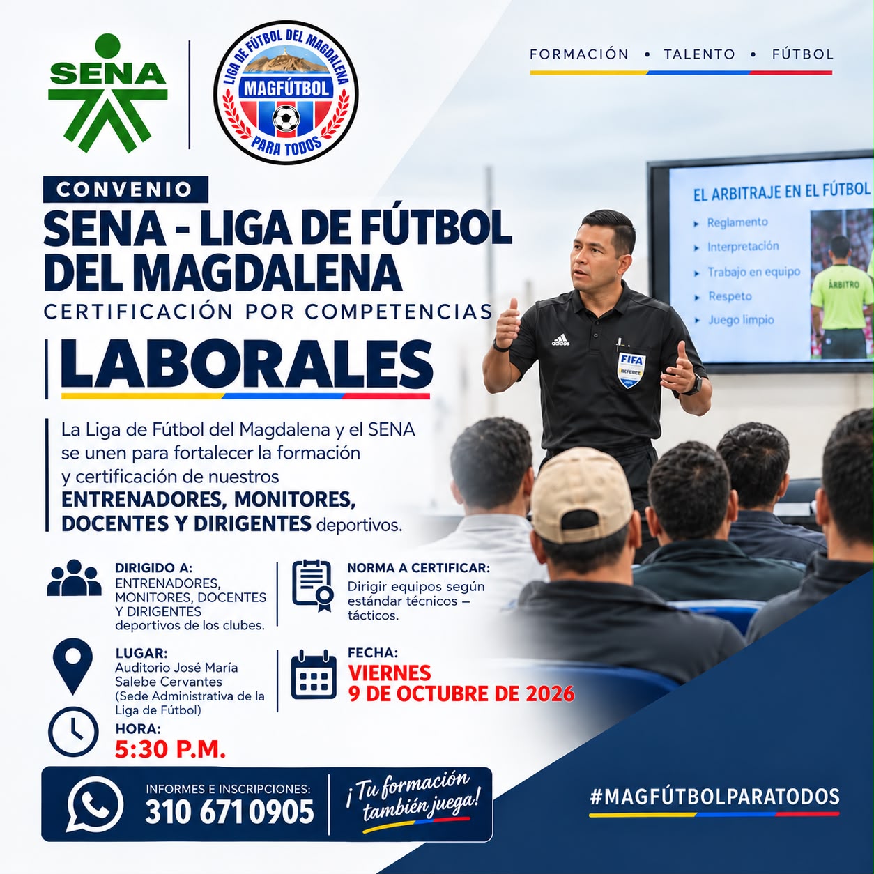 Convenio SENA - MAGFÚTBOL